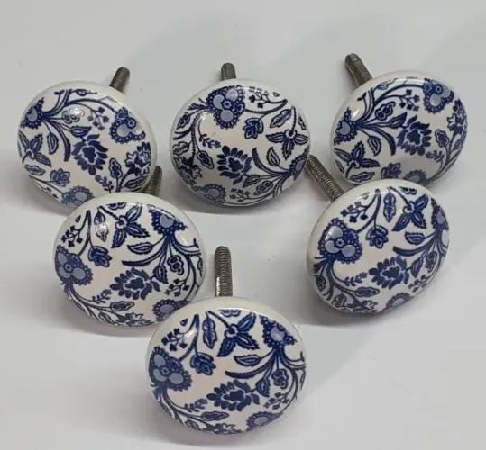 Puxador indianos em porcelanas unidade
