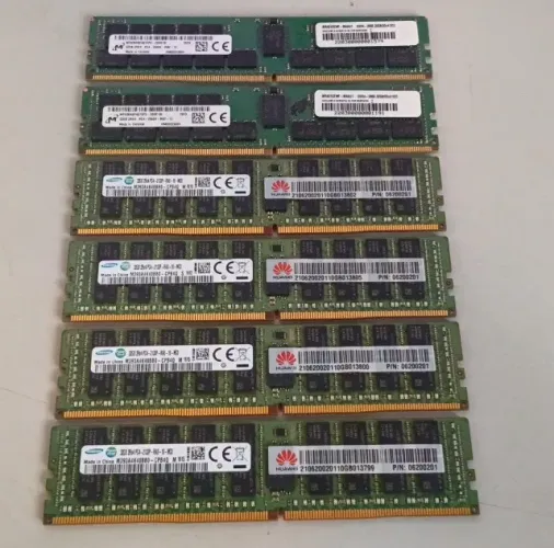 Memórias ddr4 para Servidores 32gb pc4-2133p e pc4-2666v R$ 500 reais a unidade