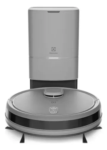 Robô Aspirador de pó 4 em 1 Electrolux Wi-Fi MOP Passa Pano Seco e Úmido até 1h40 de Bater