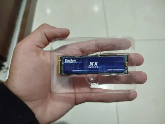SSD NVMe Kingspec 512GB - Funcionando - Na Caixa