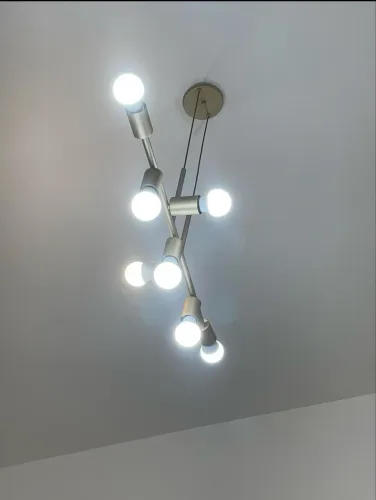 Lustre Luminária Pendente Dourado