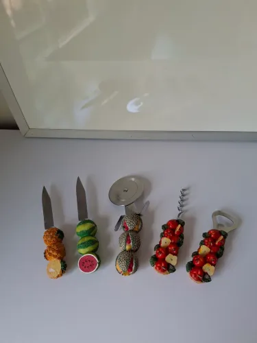 Utensílios de cozinha para decoração ou coleção