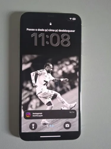 iPhone 11 pro Max <br>Bateria 71%<br>Face ID funcionando normal