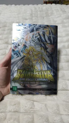 Cavaleiros do zodíaco Lost canvaslacrado metalizado volume 11