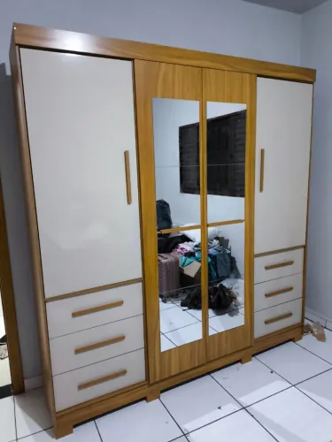 Guarda roupa casal entrega e montagem grátis 