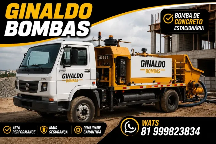Concreto e bomba pra aplicação