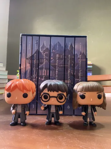 Funko Pop Trio Harry, Hermione e Rony - Harry Potter #01, #02 e #03