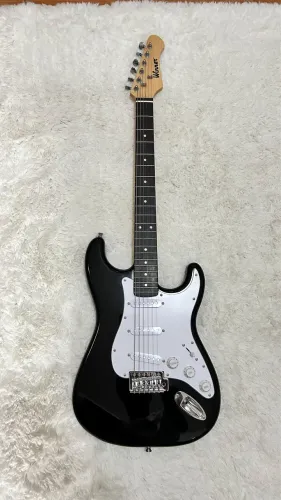 Guitarra, amplificador, pedal e bag