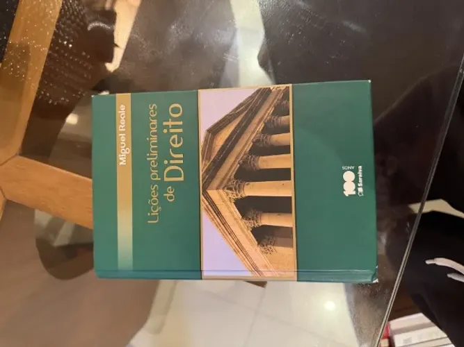 Livro Miguel Reale Lições Preliminares de Direito - Introdução ao Direito (capa dura)