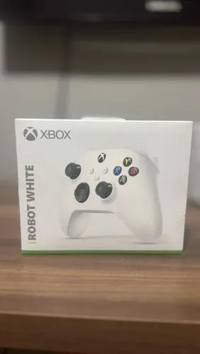 NOVO - CONTROLE XBOX SÉRIES X/S ROBÓTICA WHITE - ORIGINAL LACRADO