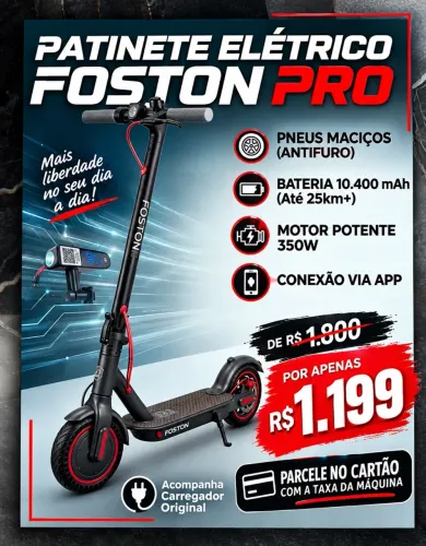 PATINETE ELÉTRICO FOSTON PRO S9