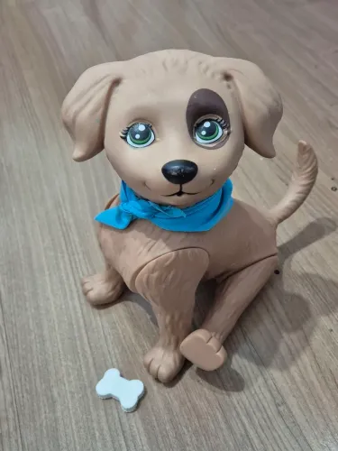 Cachorrinho Da Barbie Grande Pet Shop Rookie Pupee