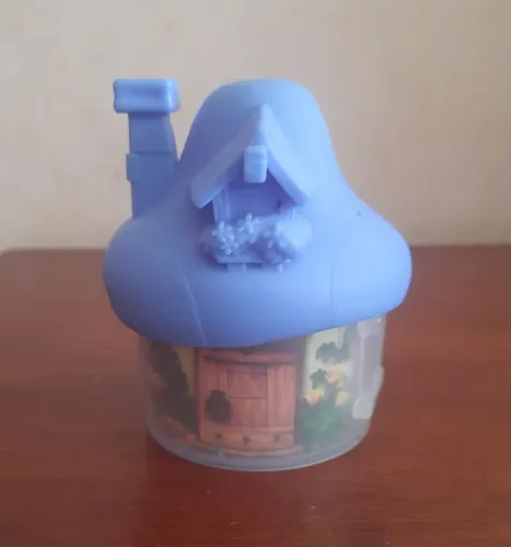 Casa Brinquedo McDonald's Smurfs 2017