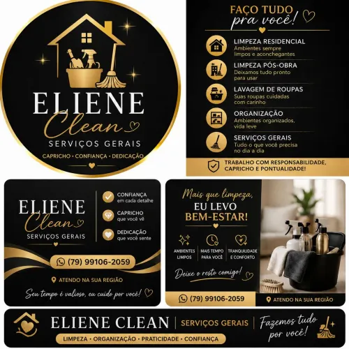 Diarista : Eliene Clean atendo em Aracaju e região!