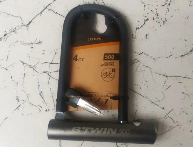Trava U-lock bicicleta, moto, portão