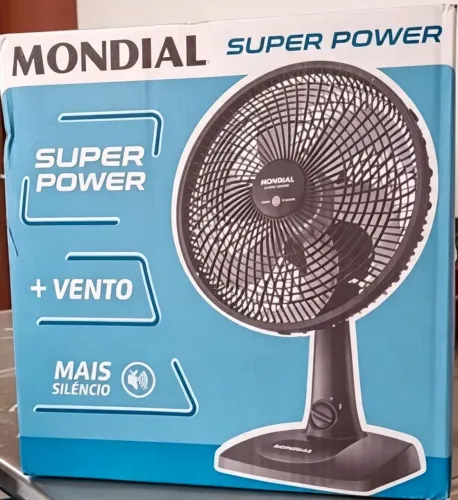 Ventilador mesa Mondial 30 cm. Novo de fábrica 
