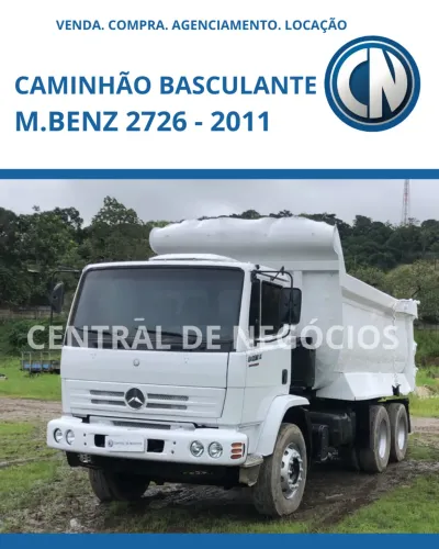 CAMINHÃO BASCULANTE M.BENZ 2726 - 2011
