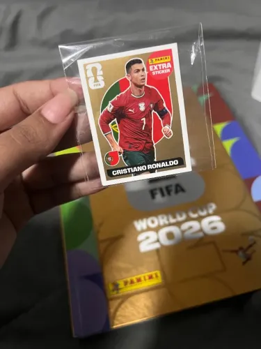 Figurinha Cristiano Ronaldo - Extra Sticker Ouro ?