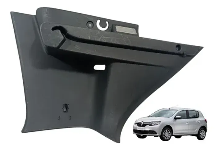 Suporte Bagagito Sandero 2016 Esquerdo Preto