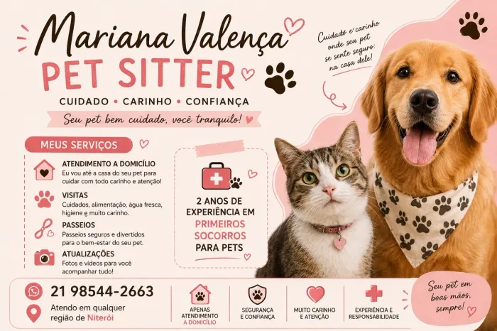 Cuidadora de pets 