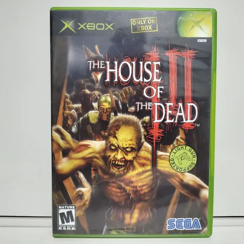Jogo The House of The Dead 3 Xbox Clássico Original Completo Americano CIB Mídia Física