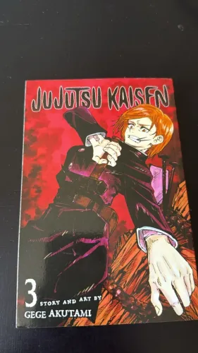 Jujutsu Kaisen Vol. 3 em Inglês Original VIZ Media