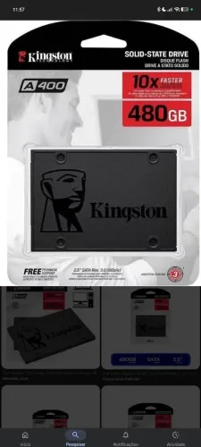 SSD Kingston 480gb 
