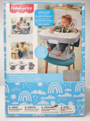 Cadeira de alimentação Fisher-Price SpaceSaver Simple Clean