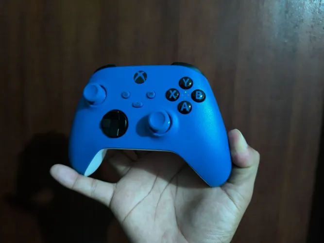 Controle Xbox Series S/X Original Shock Blue Impecável - 3 Meses de Garantia 