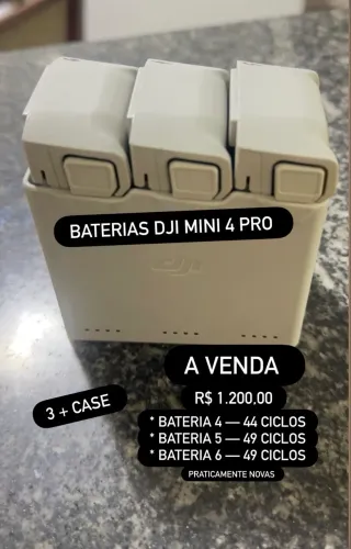 Baterias DRONE DJI MINI 4 PRO PLUS 47min 
