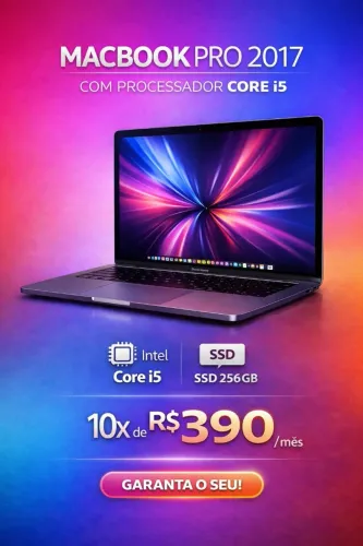 Macbook pro 2017 I5  SSD 256  EM ESTADO DE ZERO