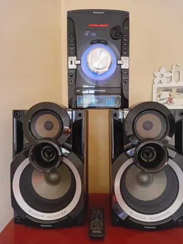 Mini System Panasonic SA-AKX54 650W RMS - Bluetooth + USB + Controle