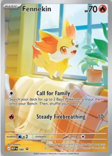 Carta pokemon: Fennekin (080/?)