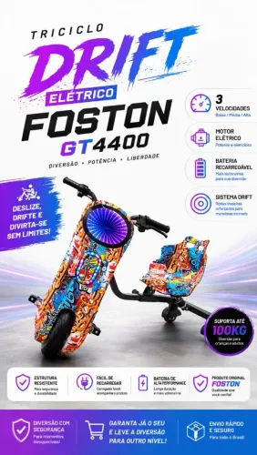 Triciclo elétrico (Drift)