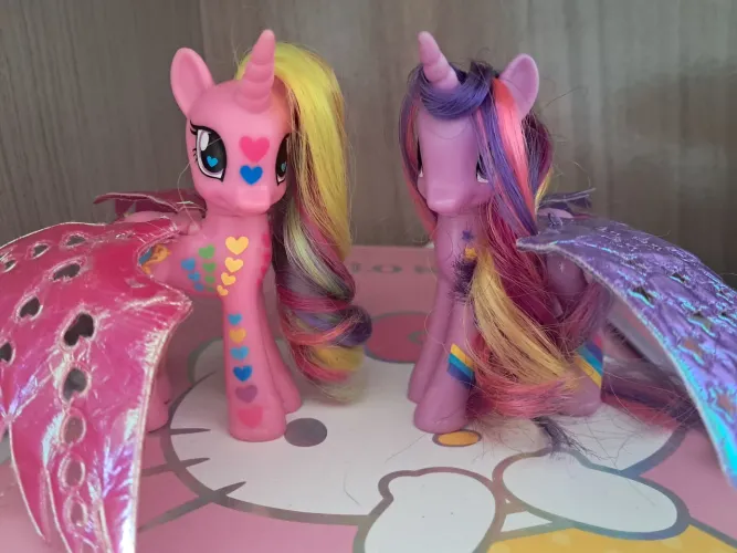 My little pony - Cadance e Twilight Flutter wings