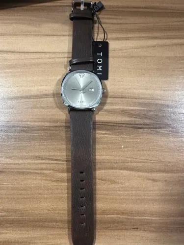 Relógio Pulseira de couro Marrom