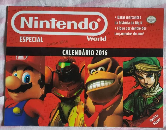 Nintendo especial - Revista calendário 2016