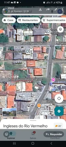 Terreno no centrinho da praia dos ingleses, bom pra prédio, pousada, sobrados 