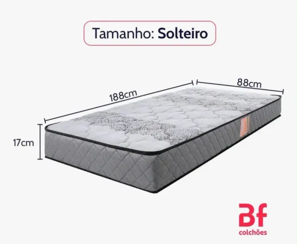 Colchão Solteiro Ortopédico 