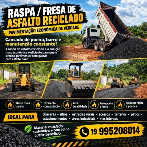 RASPA/FRESA DE ASFALTO RECICLADO
