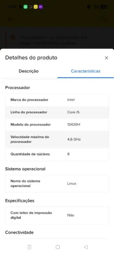 Notebook alto desempenho barato 3.950