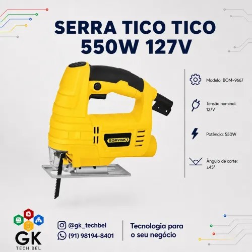 Serra Tico Tico 550W 127V (entrega gratis)