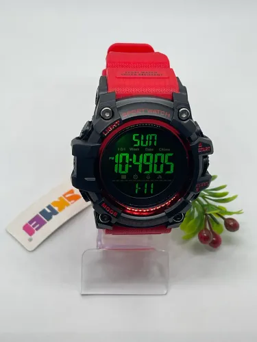 Relógio Digital Esportivo SKMEI LED Vermelho Resist à Prova D?Água Cronômetro Alarme