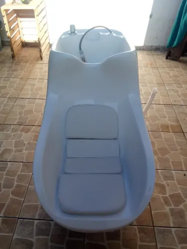 Cadeira Lavatório Italiano - Branco