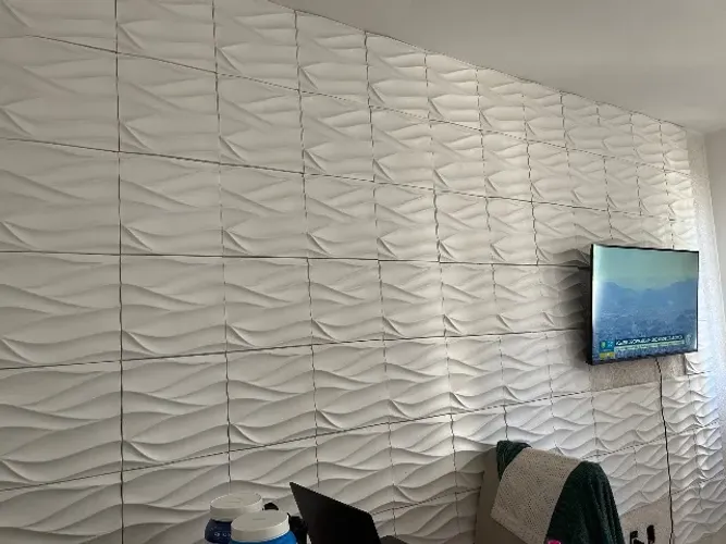 Placa de gesso usado