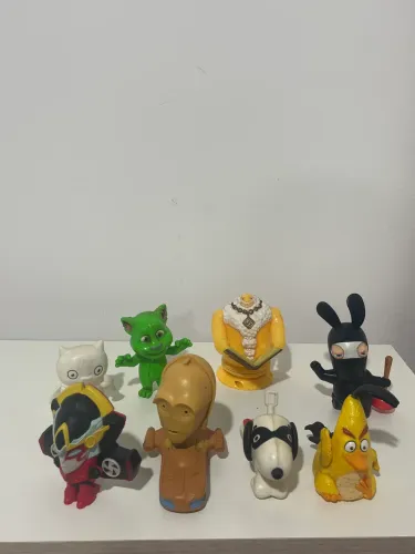 Lote 8 Bonecos McDonald?s Antigos - Colecionáveis e Nostalgia