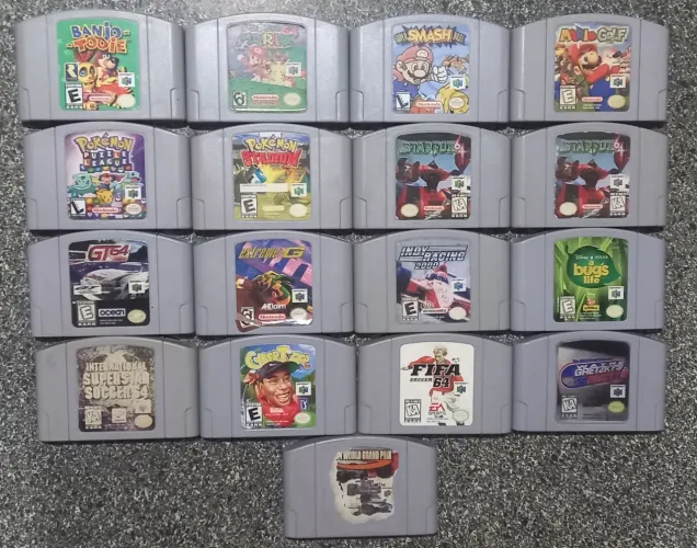 Fitas 100% originais Nintendo 64
