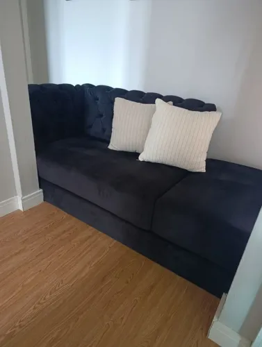 Sofá Divã Veludo Suede - 175x80