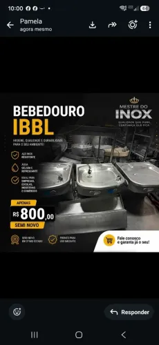 Bebedouro de parede
