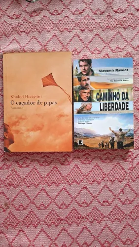 Livro O CAÇADOR DE PIPAS. E CAMINHO DA LIBERDADE